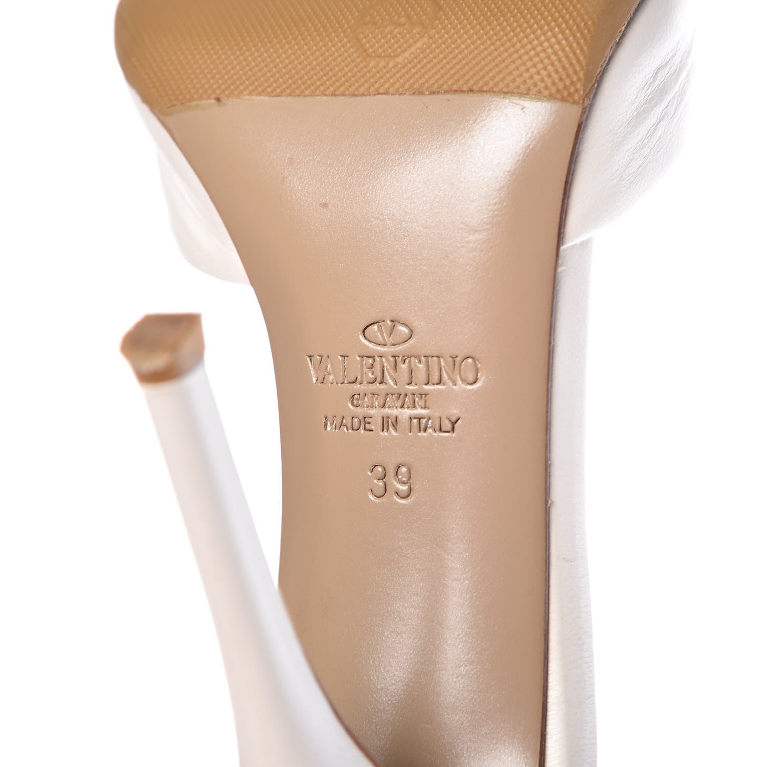 Valentino Garavani Nappa Love Latch Ankle Wrap 100mm Pumps 39 Light Ivory 8 of 16