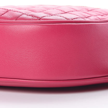 Celine Calfskin Quilted Small C Charm Bag Pink 10 of 11