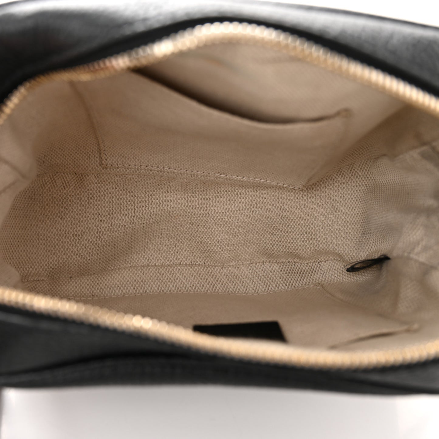 Pebbled Calfskin Small Soho Disco Bag Black