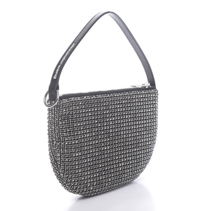 Alexander Wang Mesh Crystal Wanglock Fortune Cookie Bag Black 3 of 10