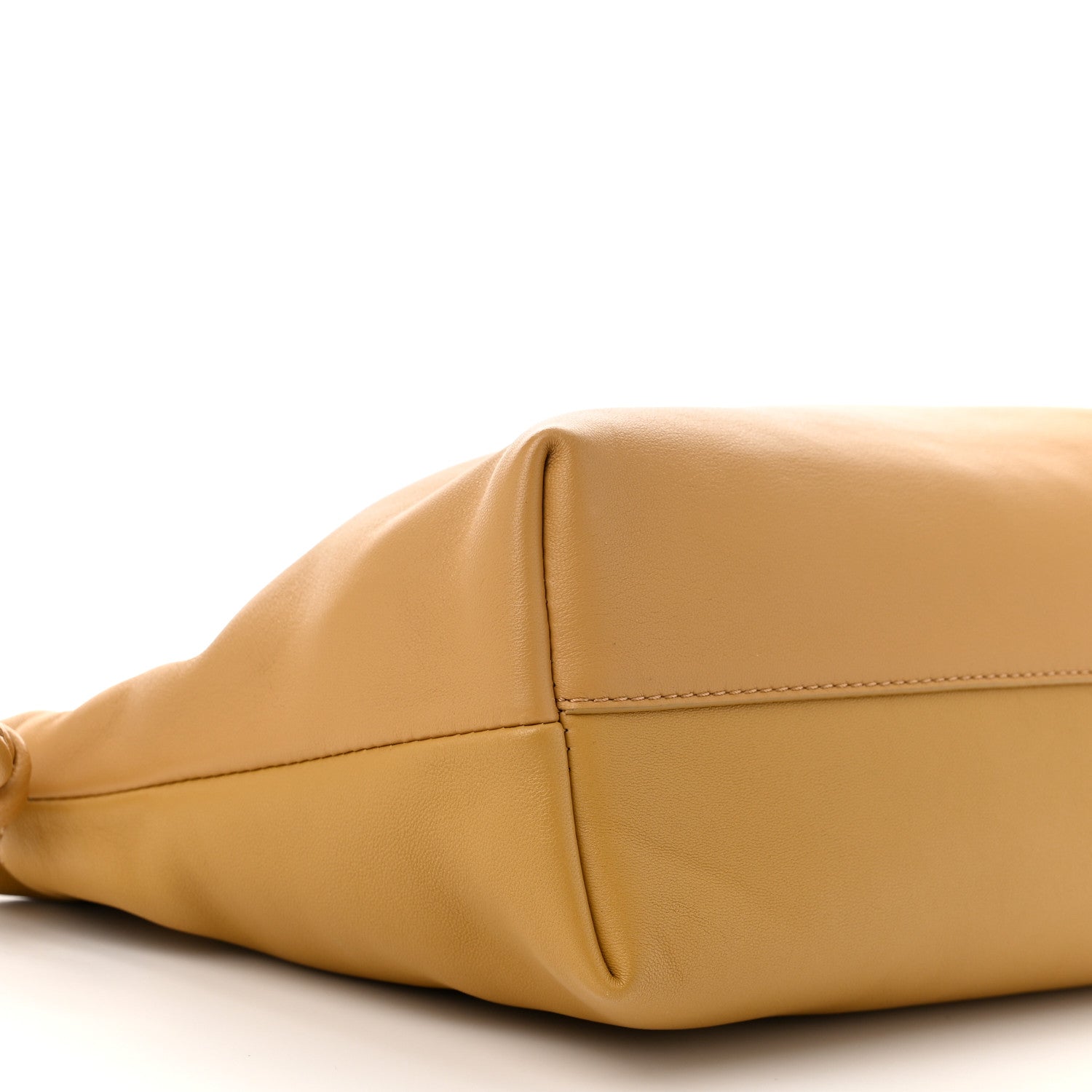 Loewe Mellow Nappa Medium Donut Chain Flamenco Knot Clutch Beige 9 of 10