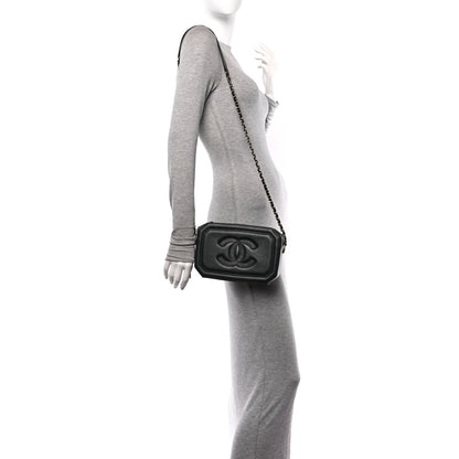 Chanel Lambskin CC Small Octagon Camera Case Black 2 of 10