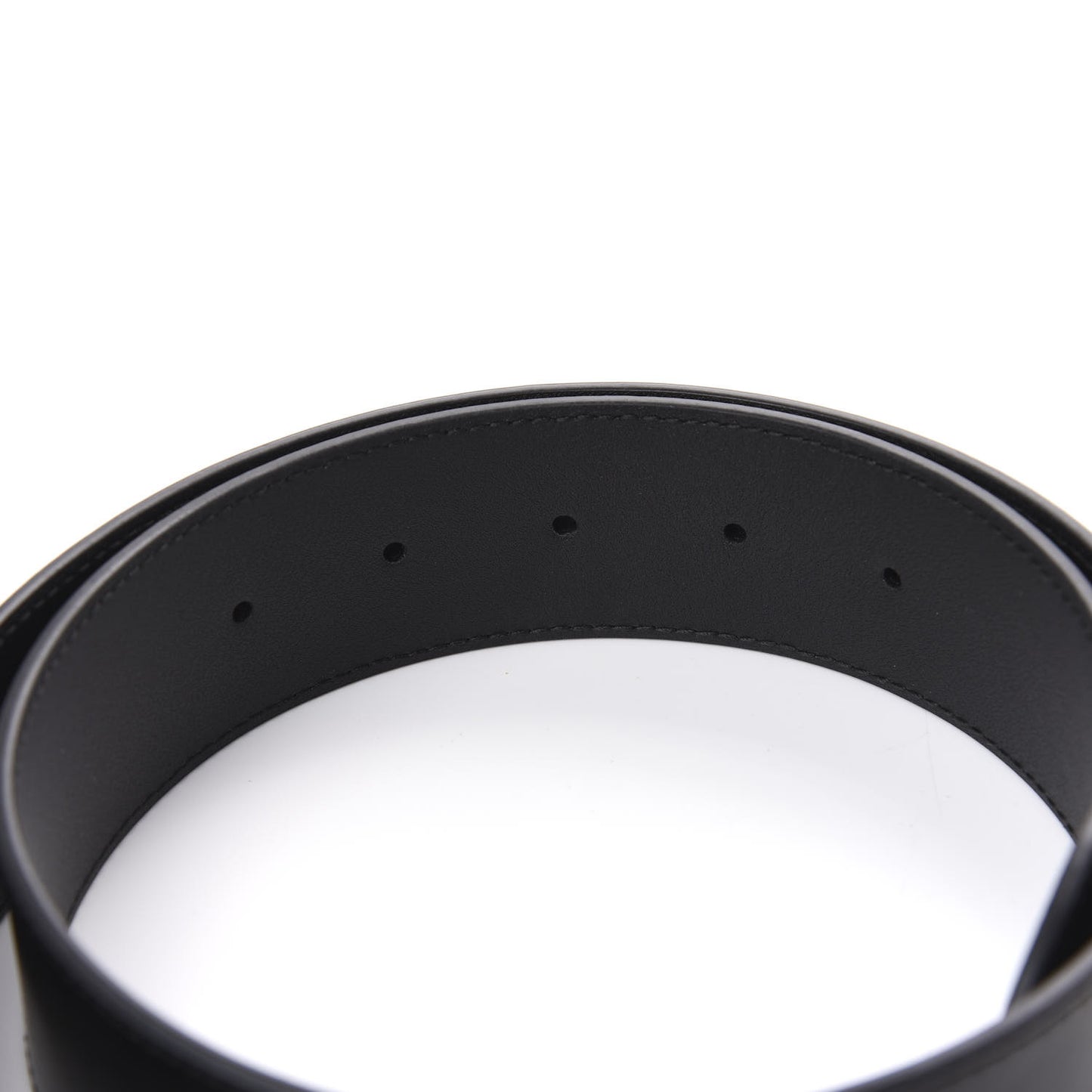 Calfskin Interlocking G Belt 100 40 Black