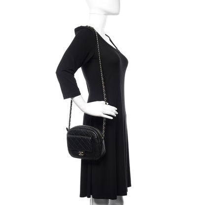 Chanel Caviar Quilted CC Day Camera Case Black 2 of 13