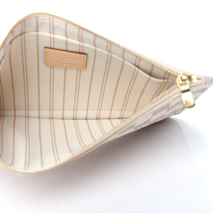 Louis Vuitton Damier Azur Neverfull MM GM Pochette 5 of 7