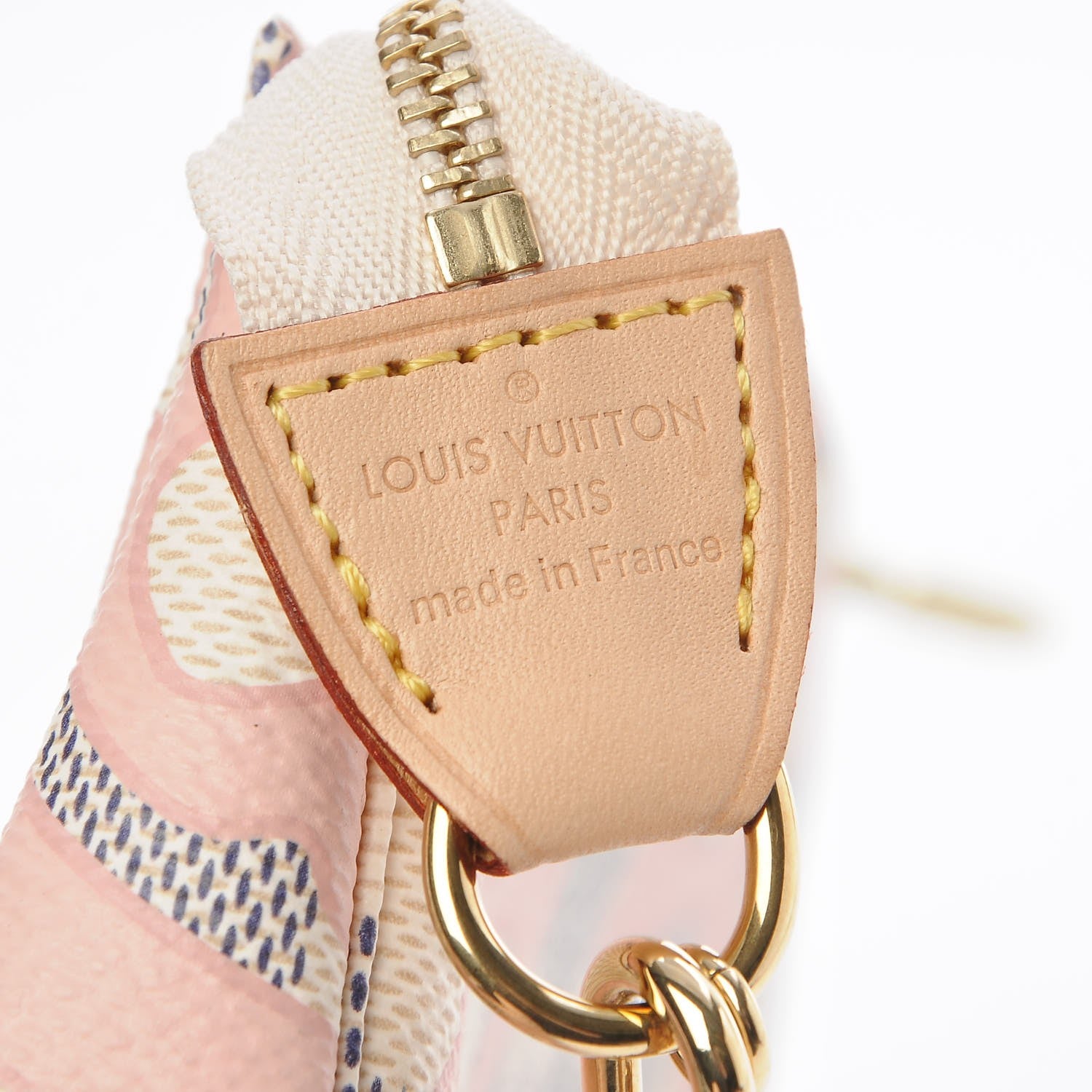 Louis Vuitton Damier Azur Tahitienne Mini Pochette Accessories 6 of 7