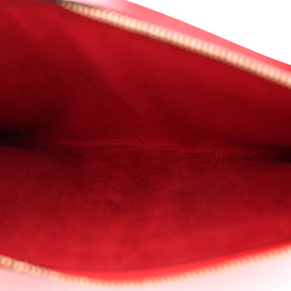 Louis Vuitton Epi Pochette Accessories 24 Castillan Red 5 of 11