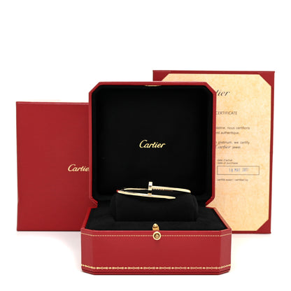 Cartier 18K Yellow Gold Juste Un Clou Bracelet 17 5 of 5