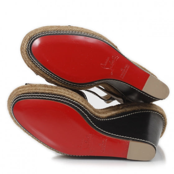 Calfskin Almeria 120 Wedge Sandals 40