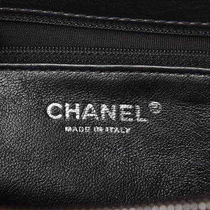 Chanel Calfskin Quilted Grand Shopping Tote GST Black 5 of 6