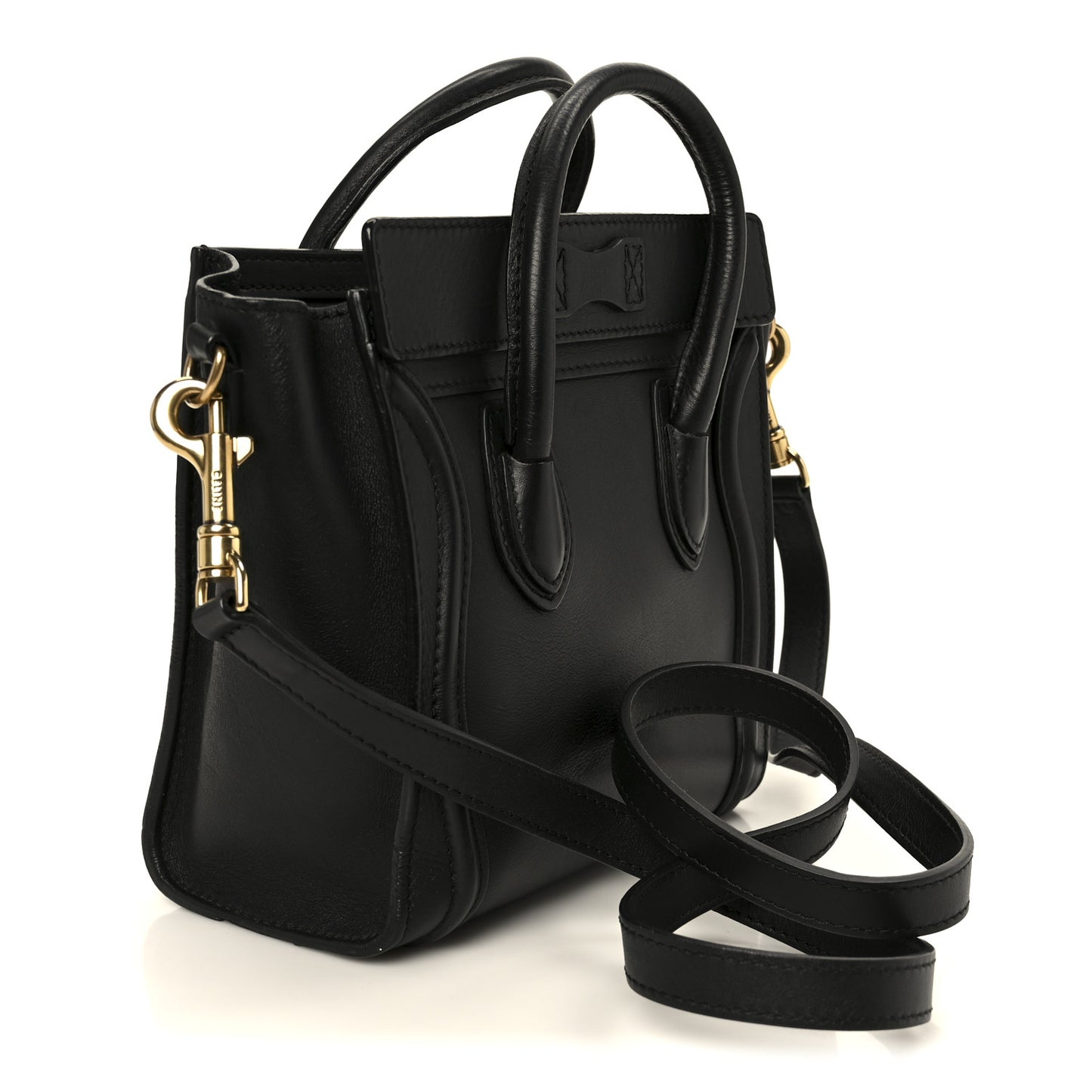 Smooth Calfskin Nano Luggage Black