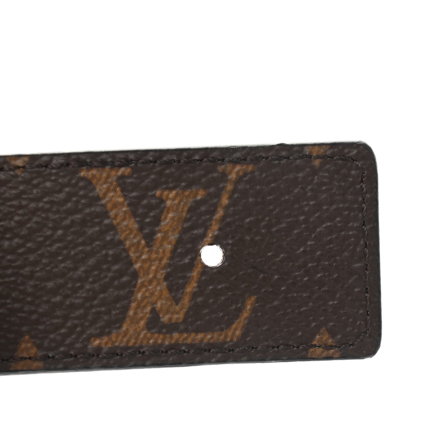 Louis Vuitton Calfskin Monogram 30mm LV Initiales Reversible Belt 75 30 Black 7 of 9