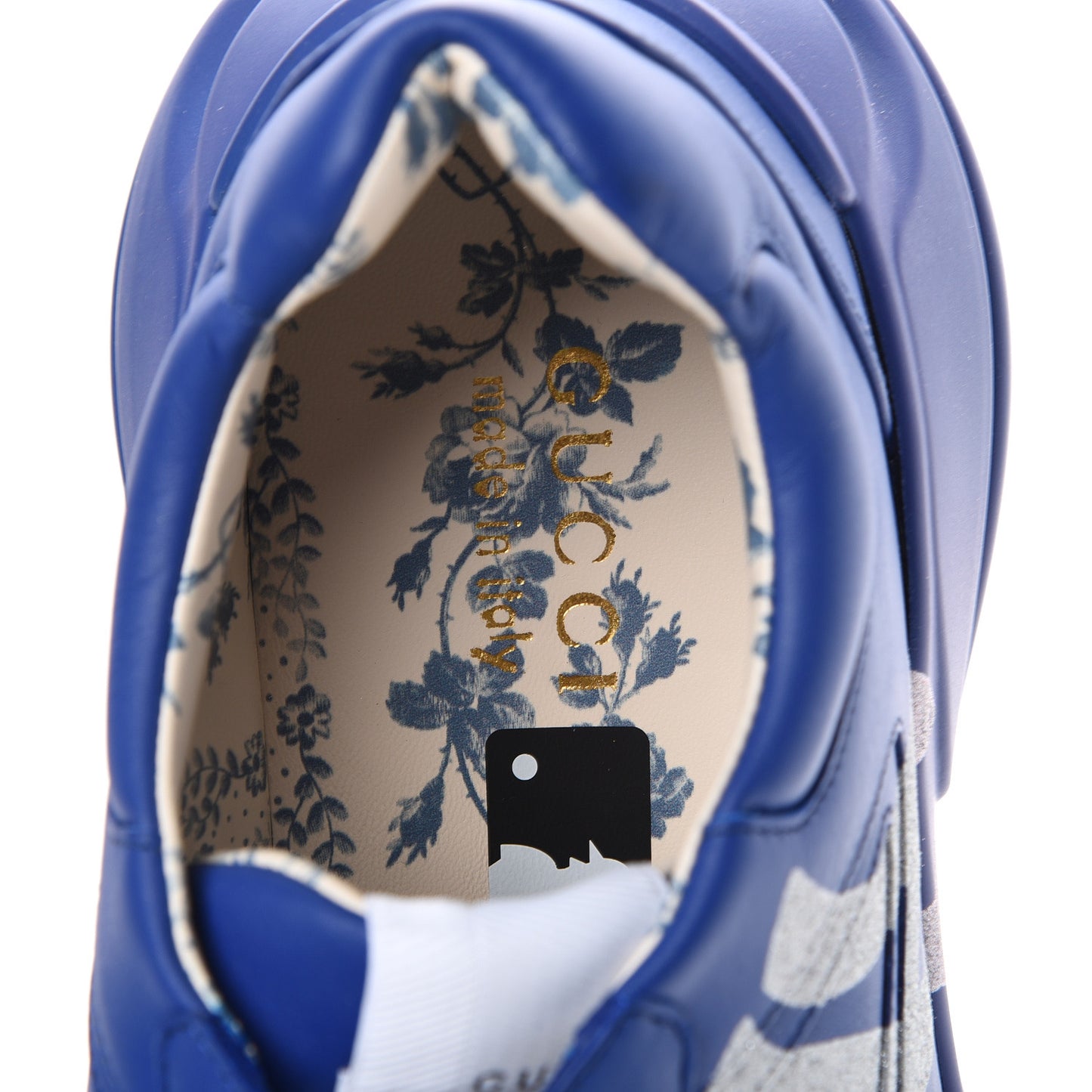 X MLB Calfskin NY Yankees Mens Rhyton Sneakers 10 Electric Blue