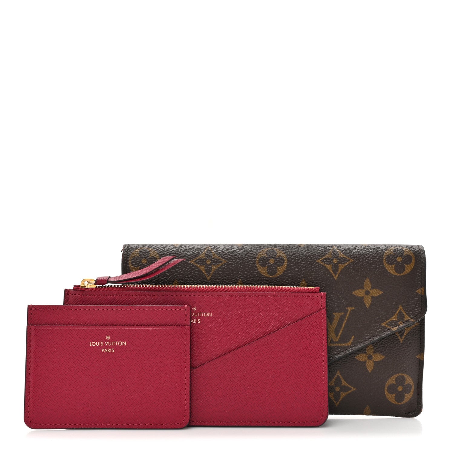 Louis Vuitton Monogram Jeanne Wallet Fuchsia 3 of 19