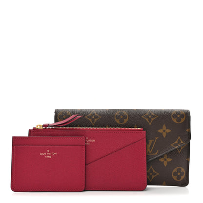 Louis Vuitton Monogram Jeanne Wallet Fuchsia 3 of 19