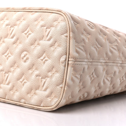 Louis Vuitton Empreinte Monogram Summer Stardust Neverfull MM Beige Clair 9 of 9