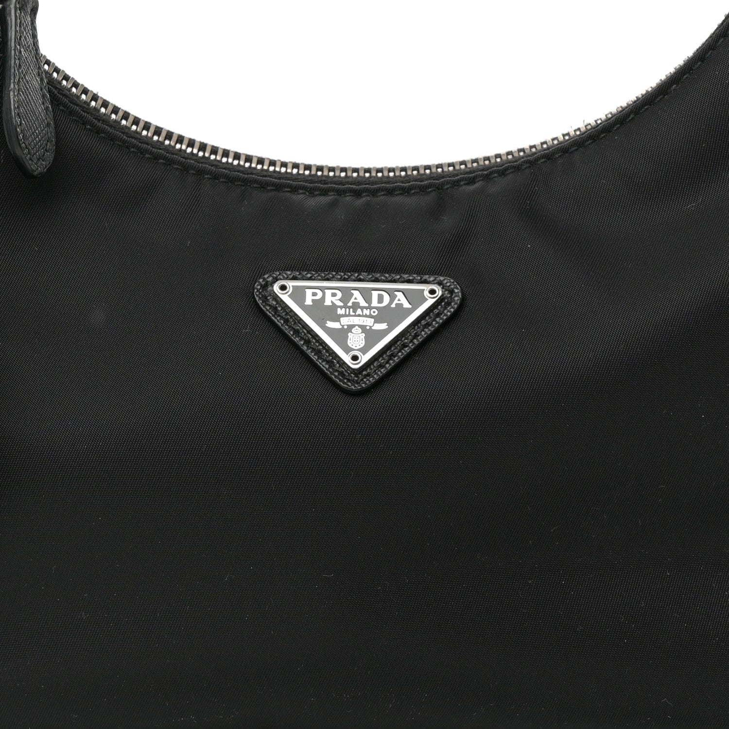 Prada Tessuto Nylon Mini Re-Edition 2000 Bag Black 9 of 11