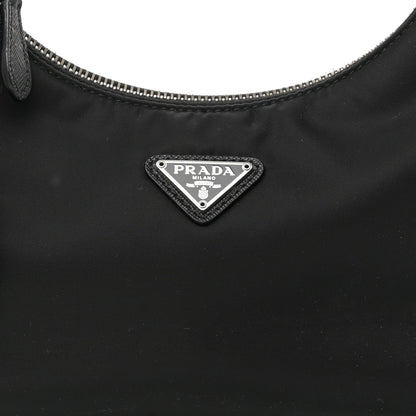 Prada Tessuto Nylon Mini Re-Edition 2000 Bag Black 9 of 11