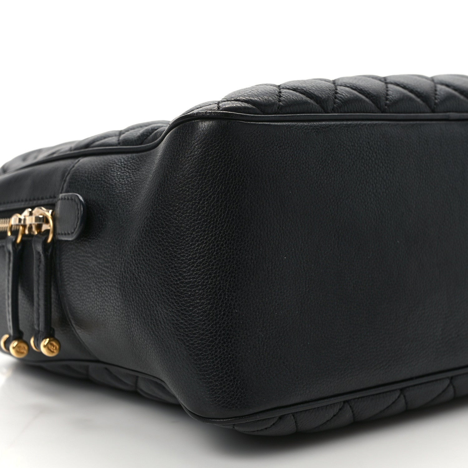 Chanel Calfskin Quilted CC Medium Vanity Case Black 9 of 14