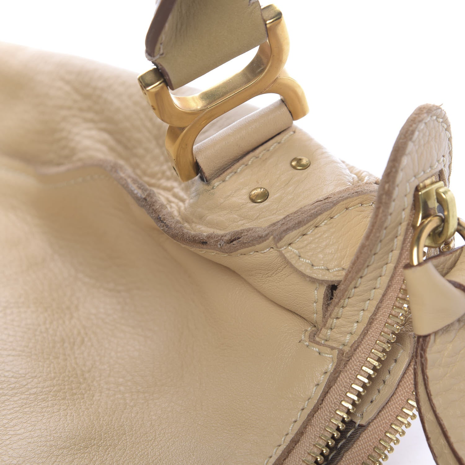 Chloe Calfskin Large Marcie Hobo Beige 9 of 16