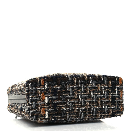 Chanel Tweed Kisslock Minaudiere Black Multicolor 4 of 11