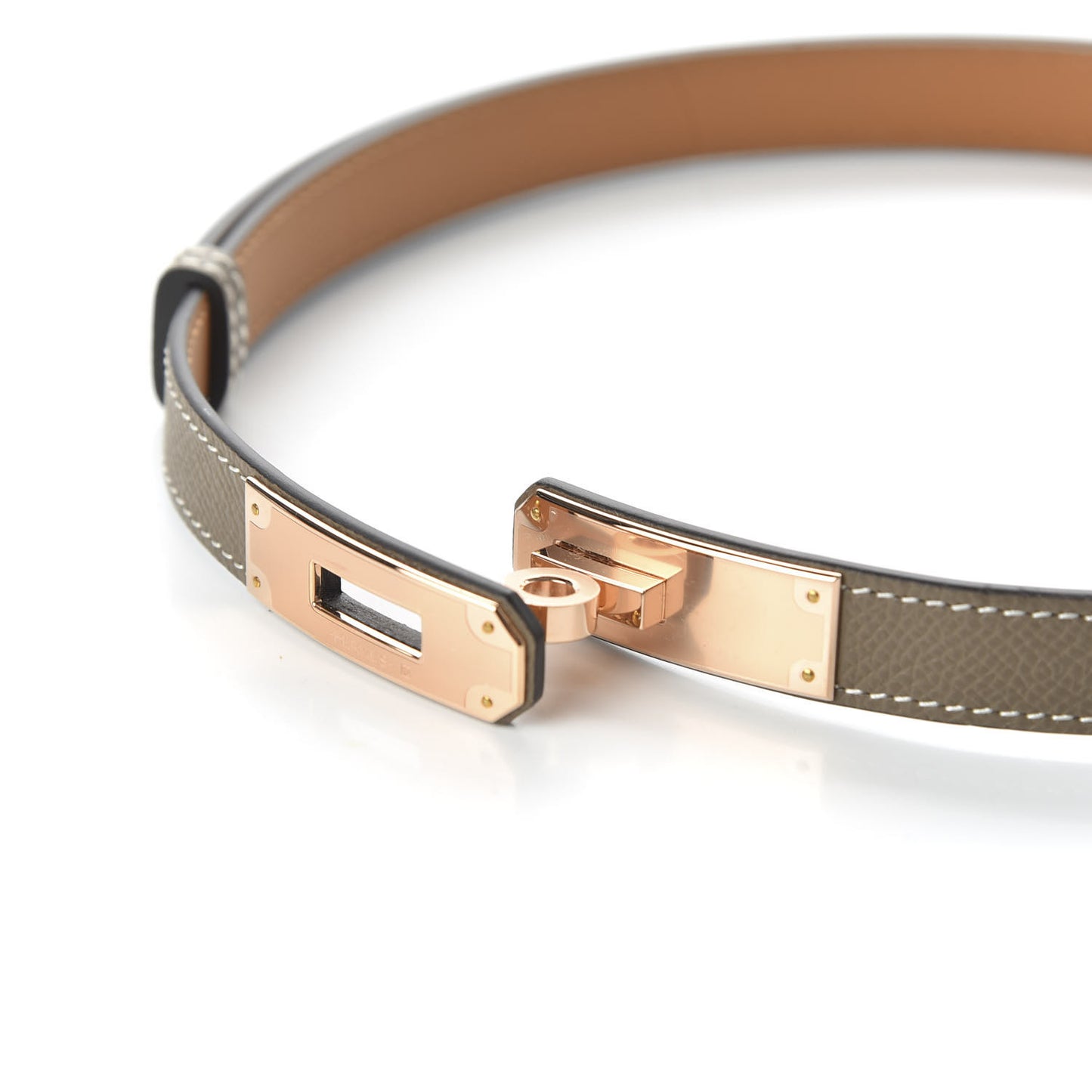 Epsom Kelly Belt Etoupe