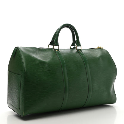 Louis Vuitton Epi Keepall 50 Borneo 2 of 11