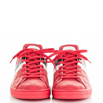 Louis Vuitton Damier Infini Frontrow Sneakers 36.5 Rouge 2 of 8