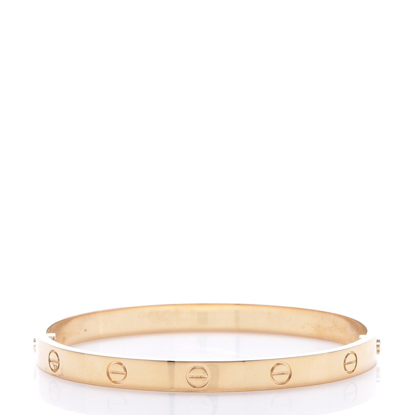 18K Yellow Gold LOVE Bracelet 21
