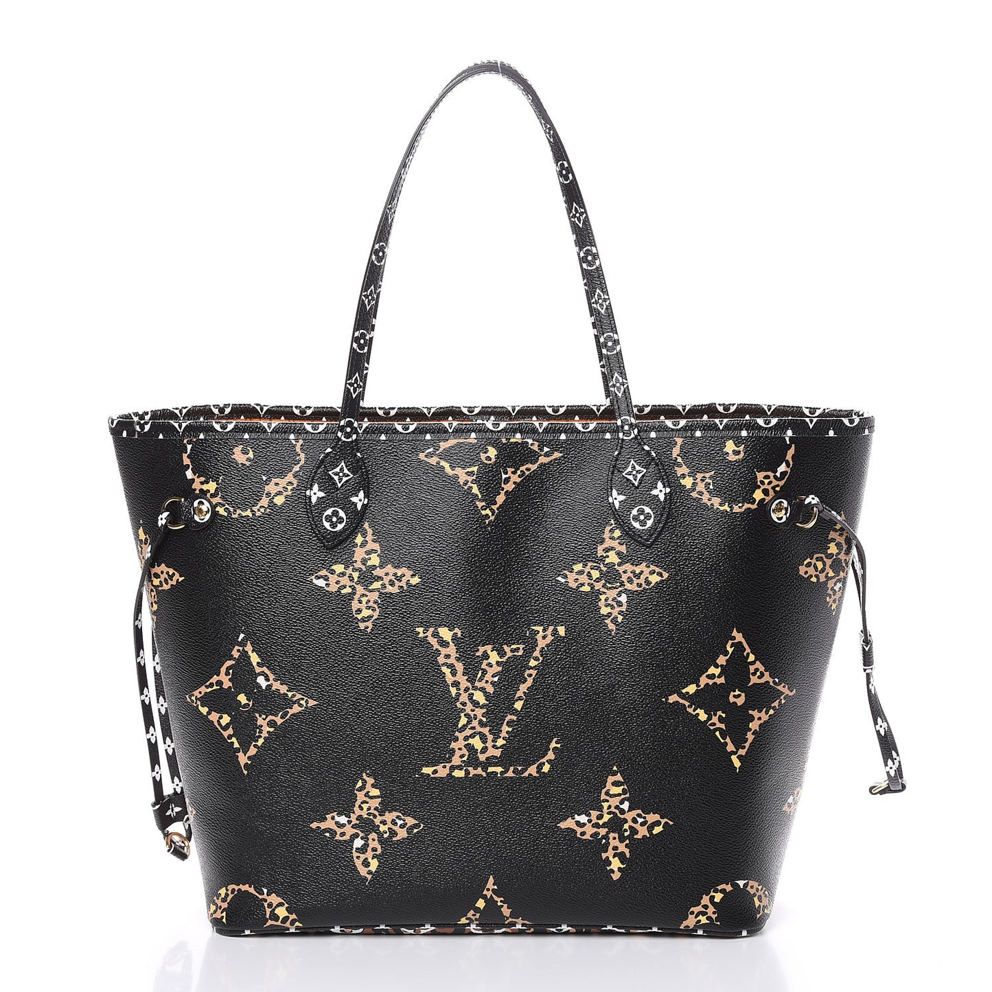 Monogram Giant Jungle Neverfull MM Black
