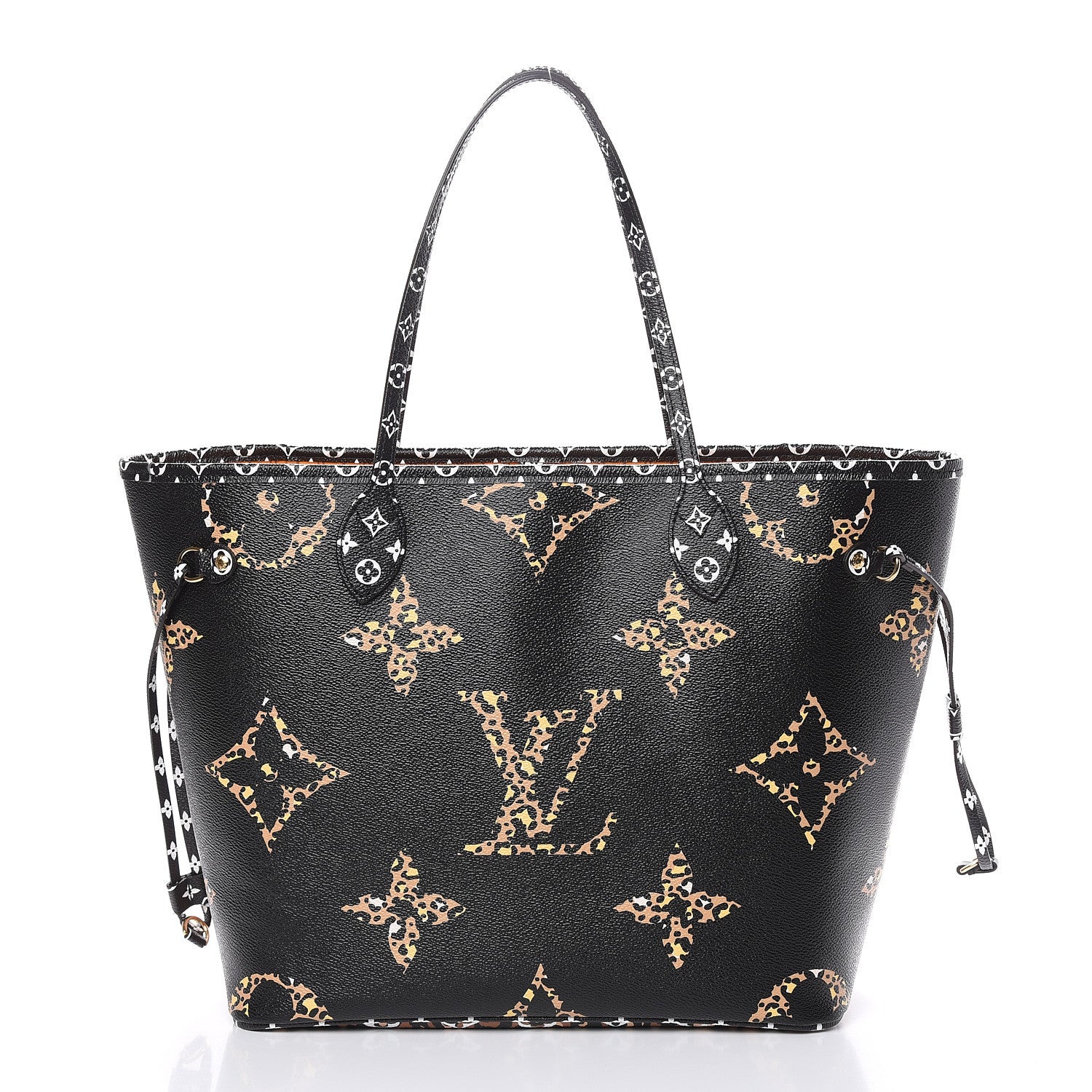 Louis Vuitton Monogram Giant Jungle Neverfull MM Black 3 of 14