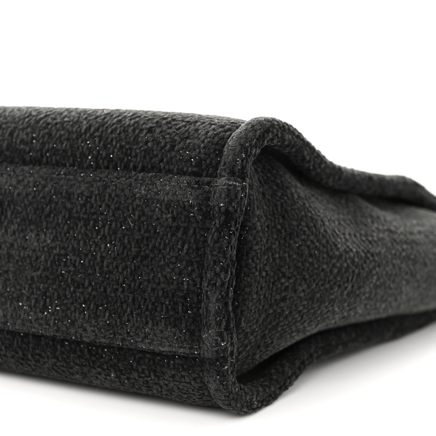 Chanel Lurex Boucle Mini Deauville Tote Black 10 of 10