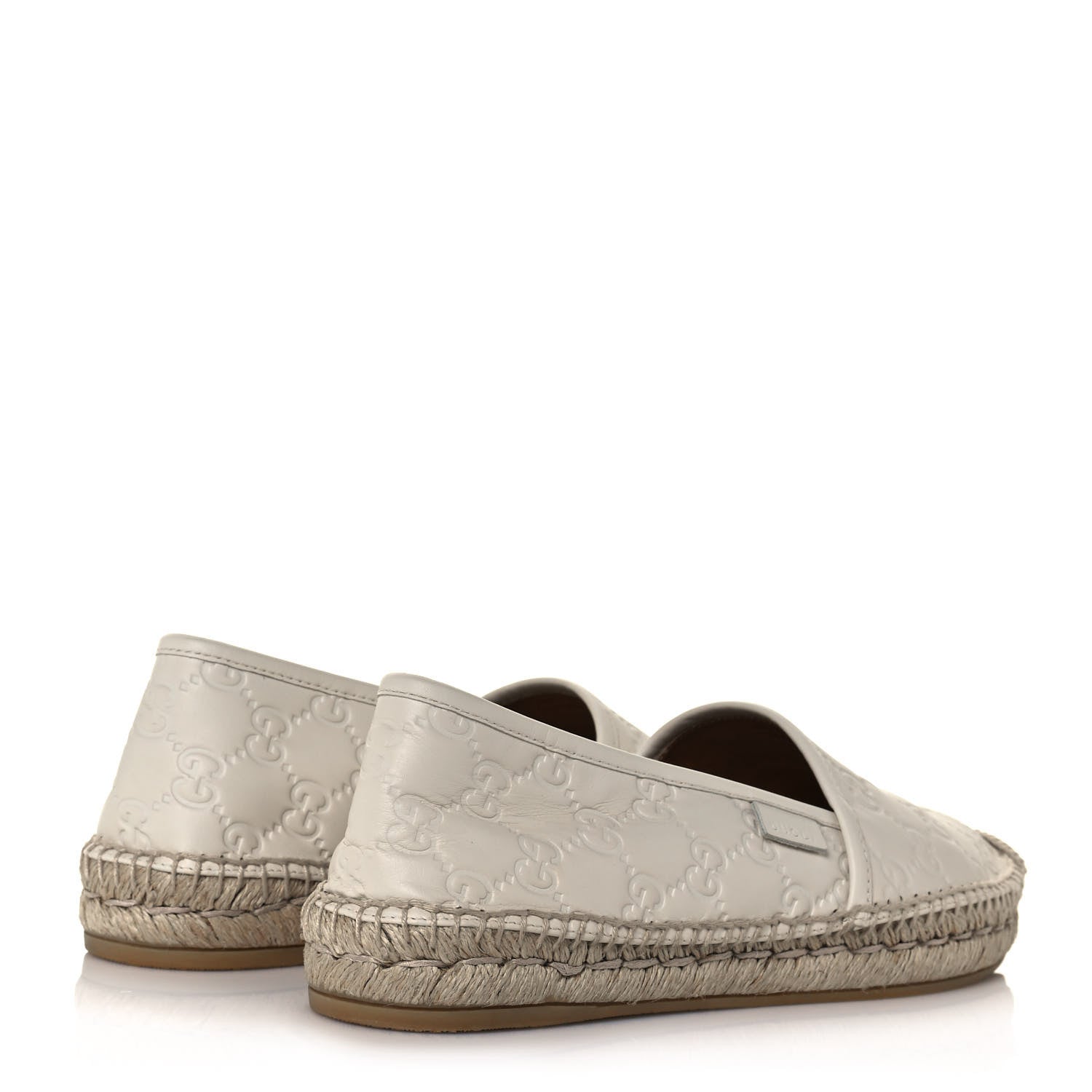 Gucci Guccissima Signature Espadrilles 38 Mystic White 4 of 11