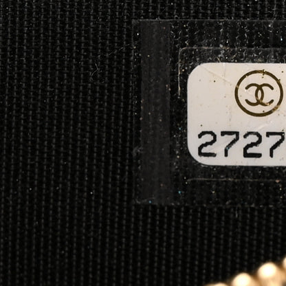 Chanel Caviar Quilted CC Filigree Clutch With Chain Black 8 of 14