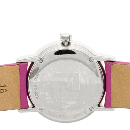 Fendi Stainless Steel Calfskin 29mm Forevermore Fendi Quartz Watch Bouganville Fuschia 4 of 4