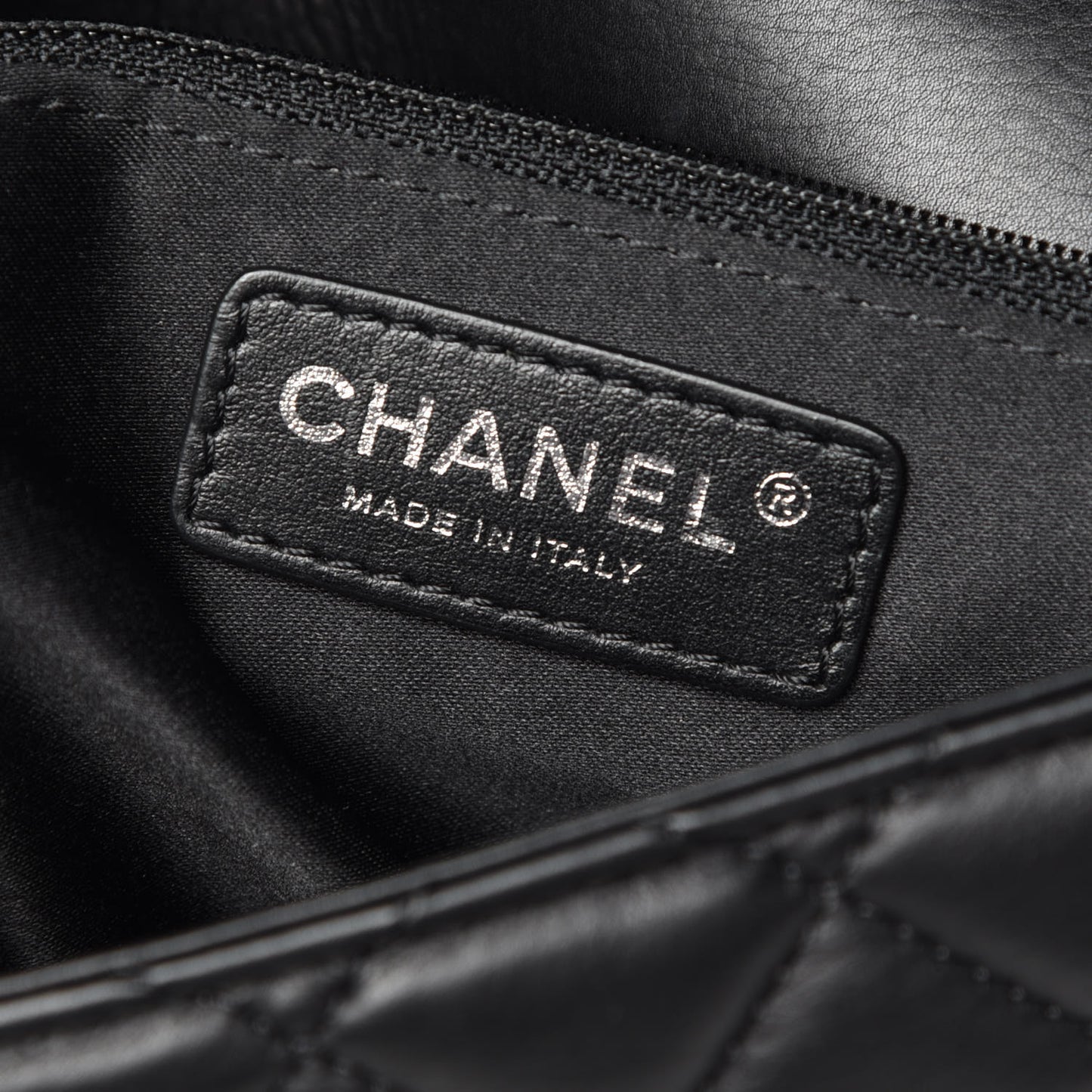 Calfskin Quilted Tender Touch Flap Bag Black
