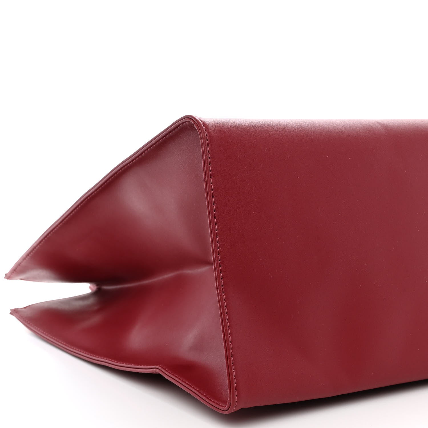 Telfar Vegan Leather Large Shopping Bag Oxblood 10 of 11