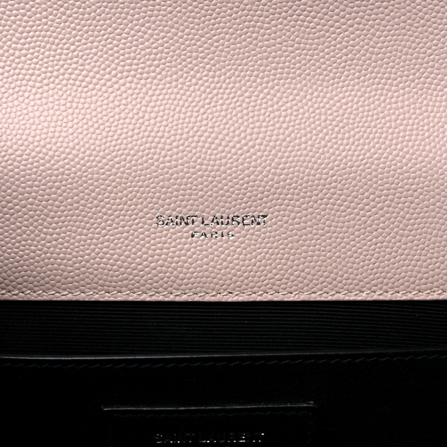 Saint Laurent Grain De Poudre Textured Mixed Matelasse Medium Triquilt Monogram Satchel Marble Pink 6 of 10