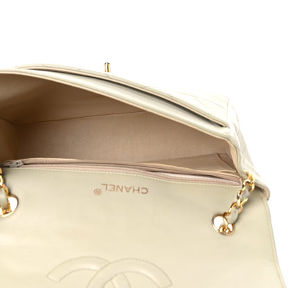 Chanel Lambskin Quilted Small Single Flap Beige 4 of 16
