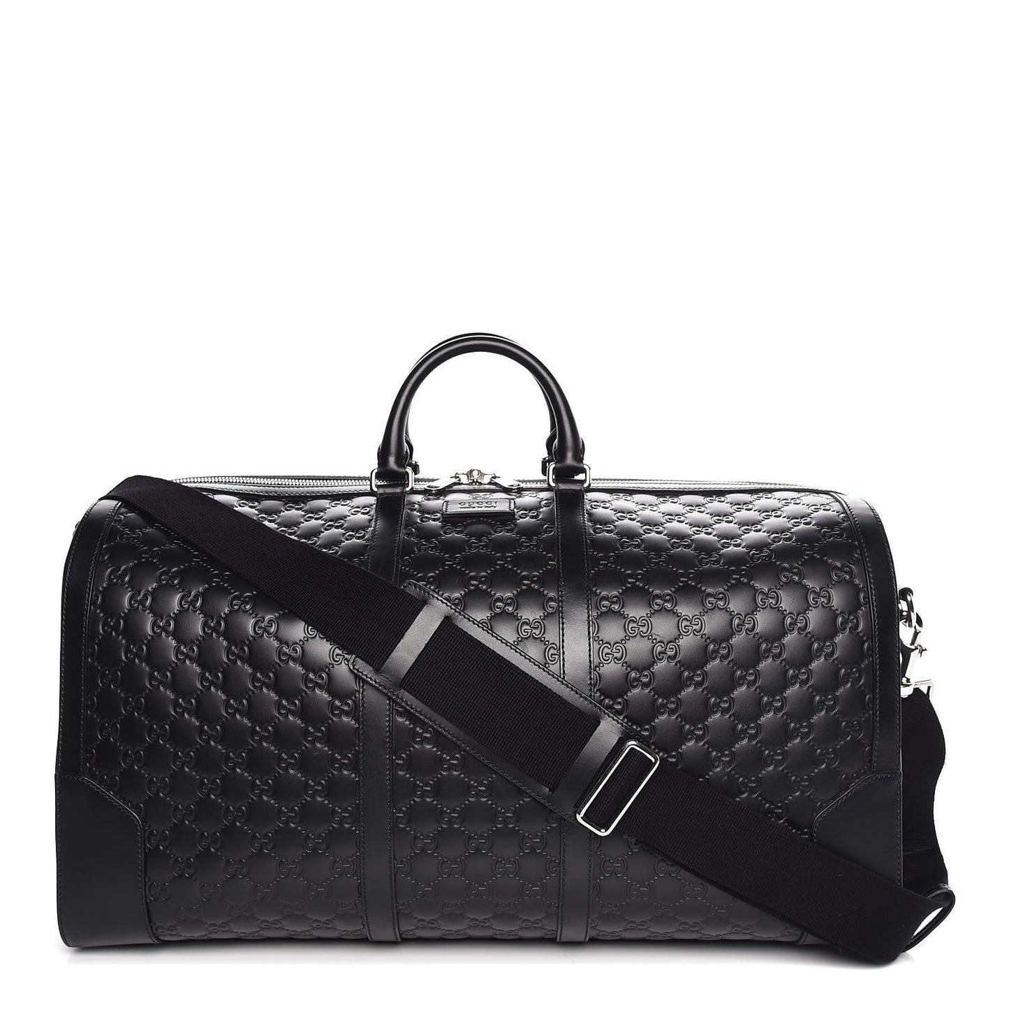 Guccissima Signature Large Duffle Black