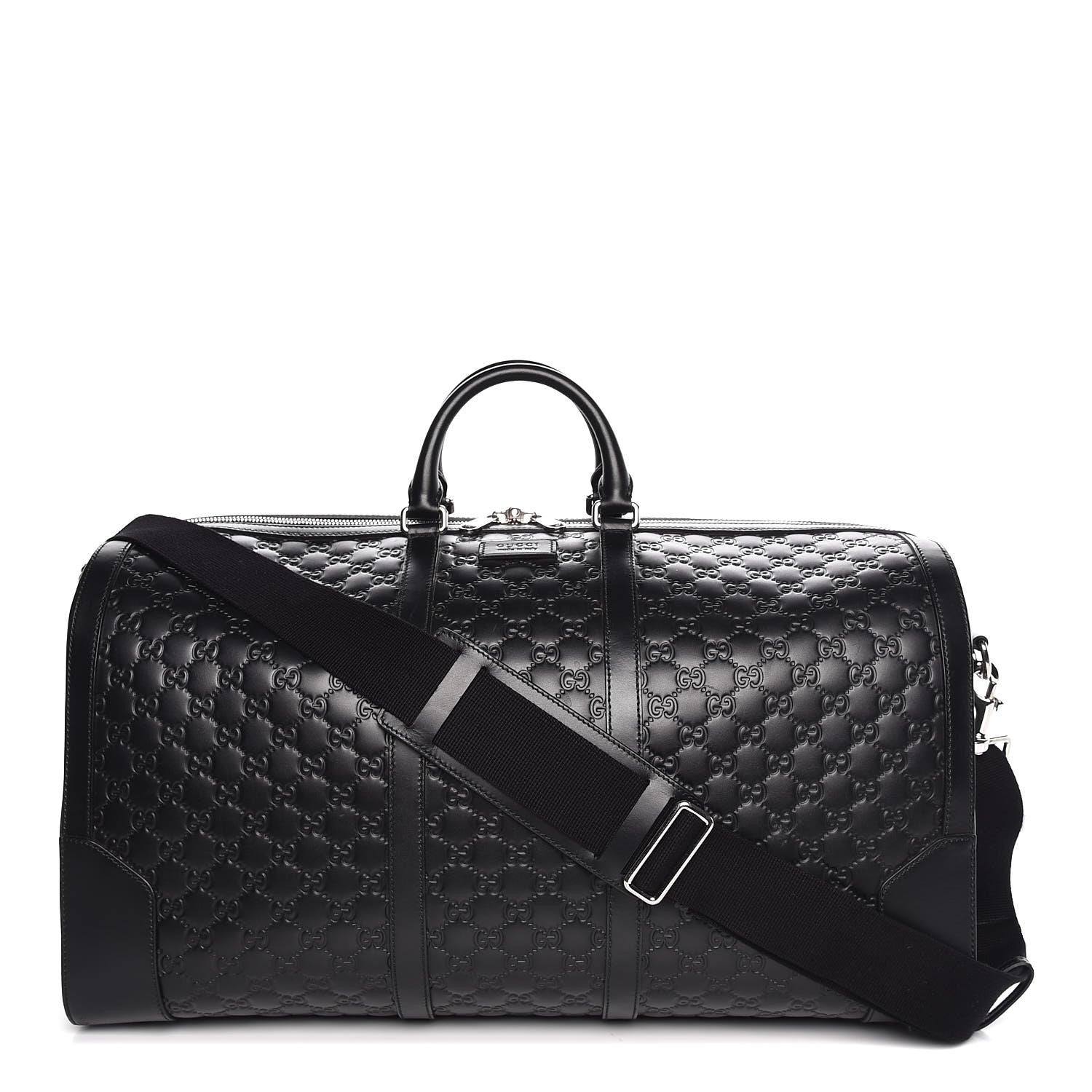 Gucci Guccissima Signature Large Duffle Black 1 of 7