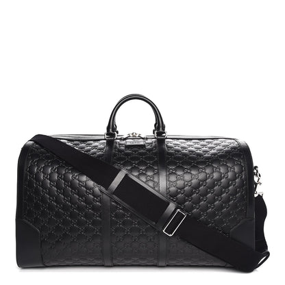Gucci Guccissima Signature Large Duffle Black 1 of 7