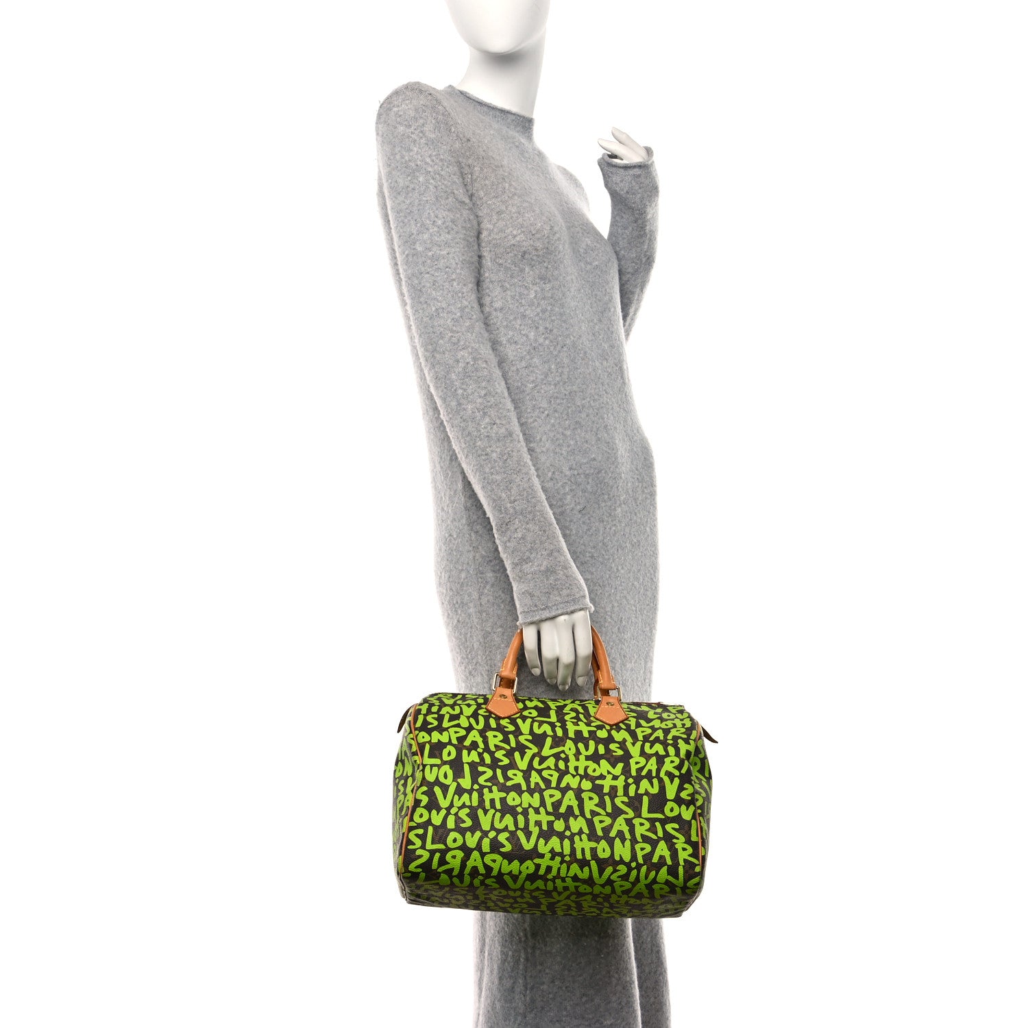 Louis Vuitton Monogram Graffiti Speedy 30 Green 1505730 – FASHIONPHILE