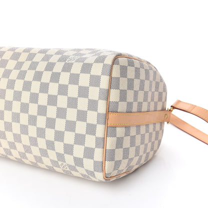 Louis Vuitton Damier Azur Speedy Bandouliere 30 10 of 10