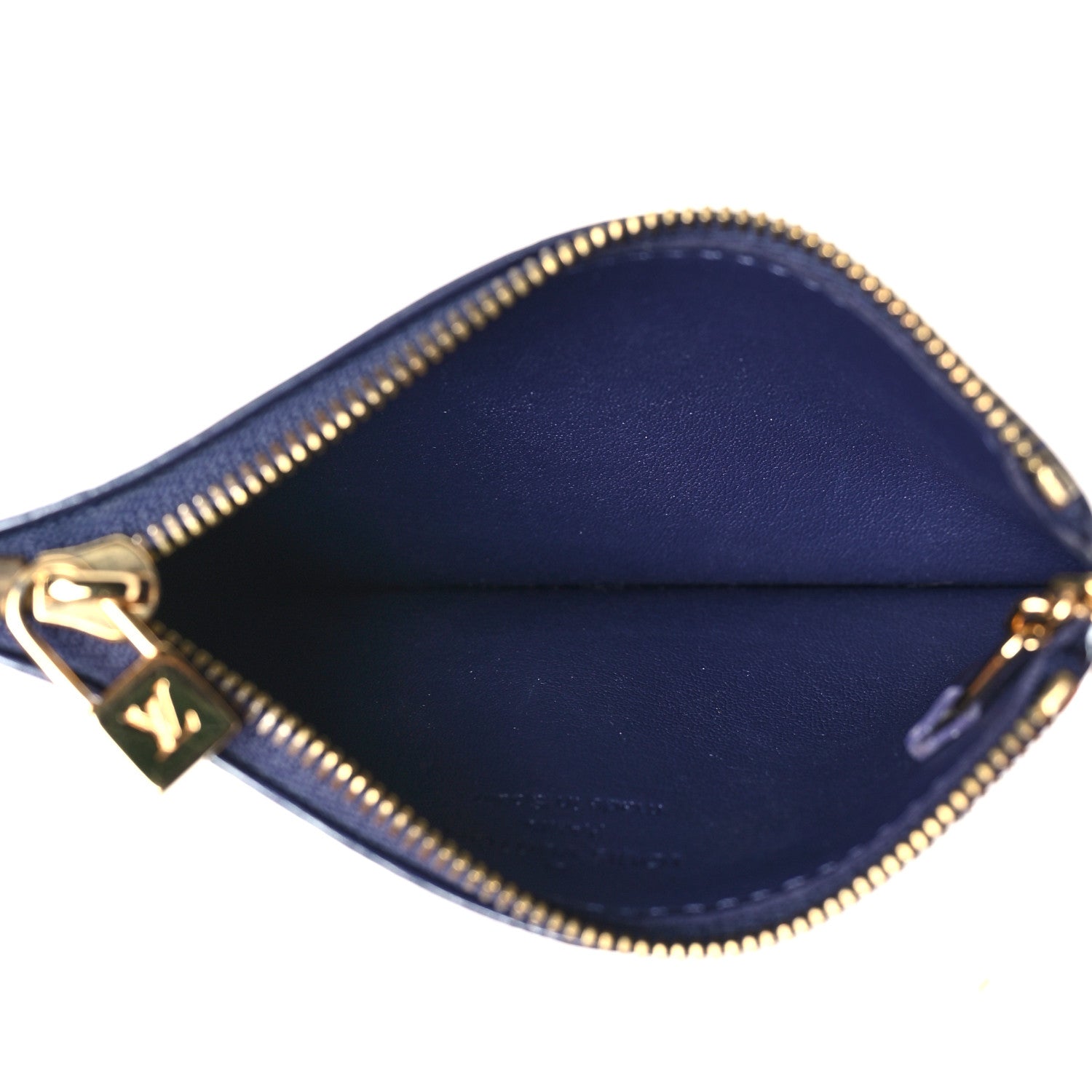 Louis Vuitton Vernis Pochette Key Pouch Indigo 5 of 8