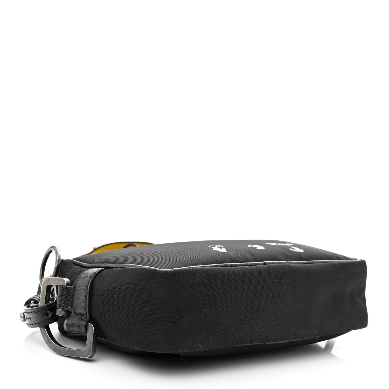 Off-White Nylon Logo Print Crossbody Bag Black 4 of 11