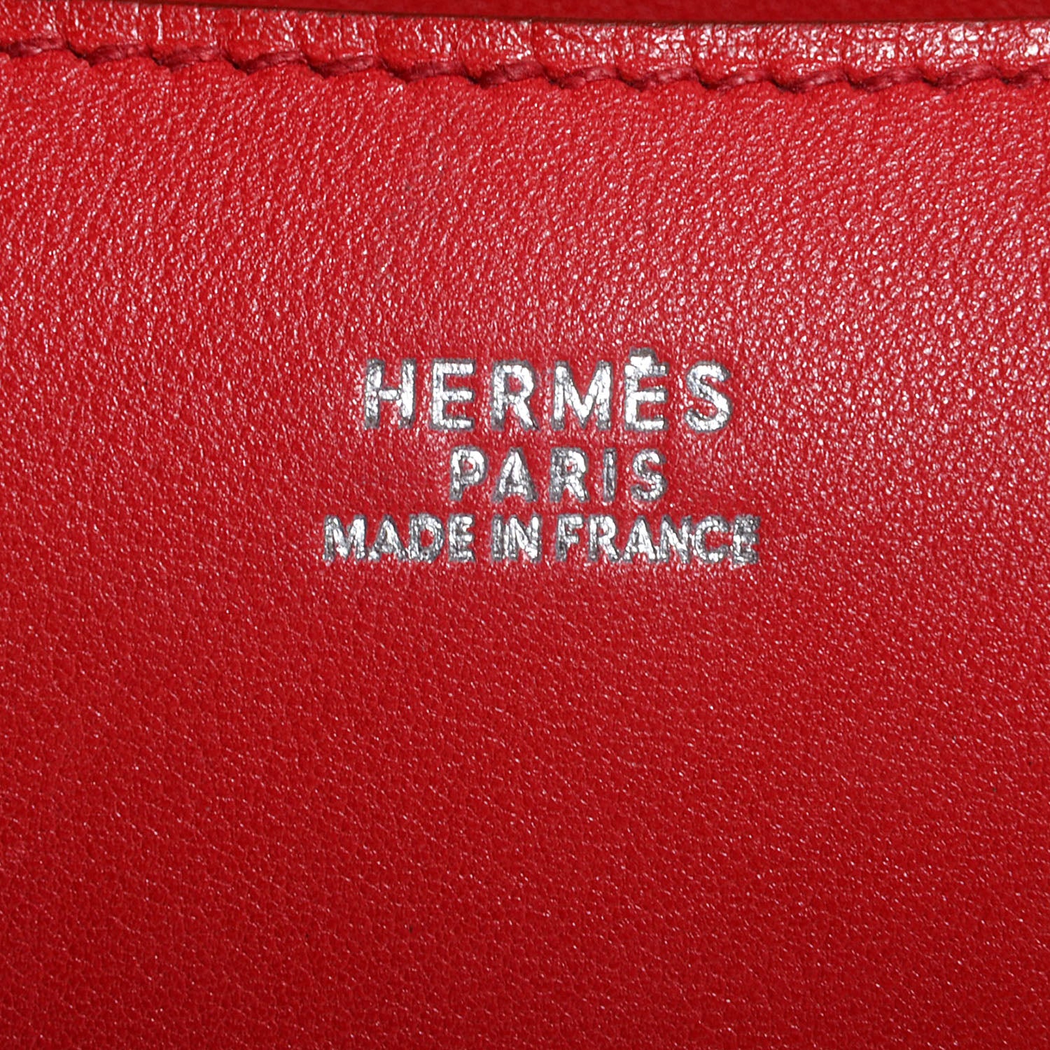 Hermes Veau Gulliver Touareg Abal Handbag Rouge Vif 6 of 10