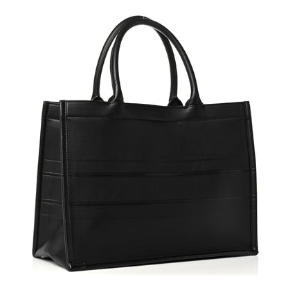 Christian Dior Calfskin Embossed Medium Book Tote Black 3 of 13