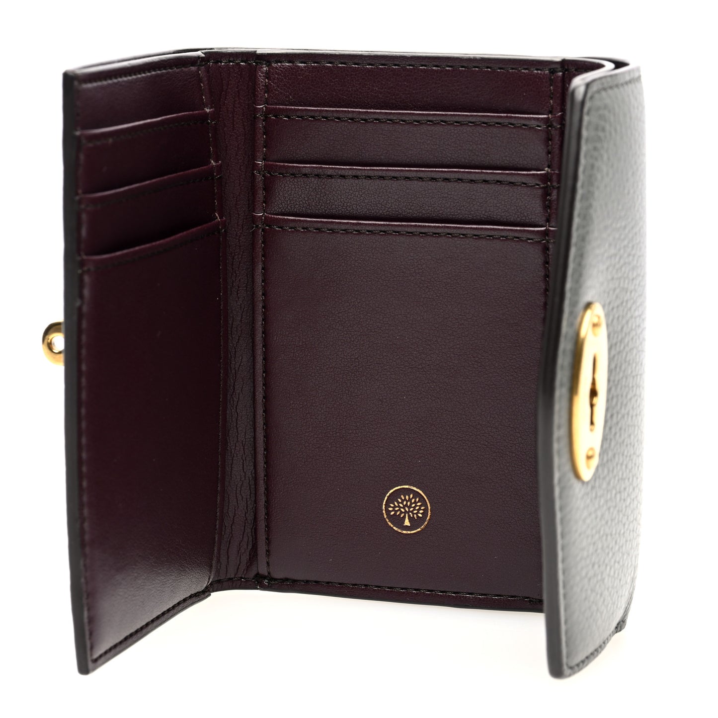Classic Grain Small Darley Wallet Charcoal