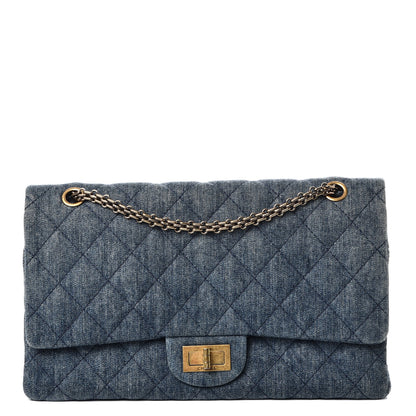 Chanel Denim Quilted 2.55 Reissue 226 Flap Dark Blue 1 of 8